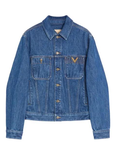 pocket-chest denim jacket by VALENTINO