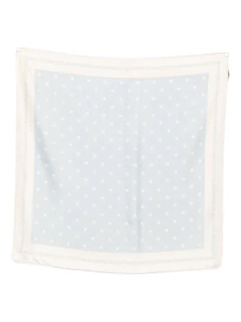 polka-dot silk scarf by VALENTINO