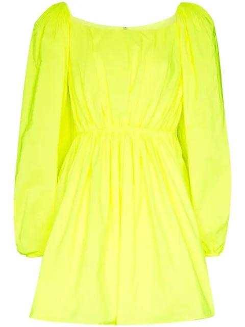 puff sleeve mini dress by VALENTINO
