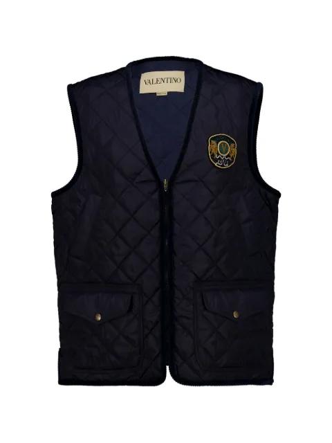 quilted patched gilet by VALENTINO