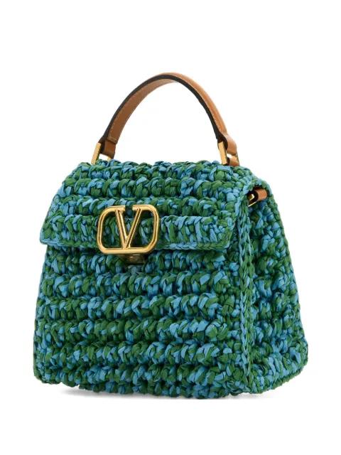 raffia VLogo mini bag by VALENTINO