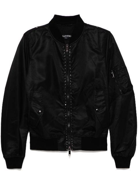 rockstud detailing bomber jacket by VALENTINO