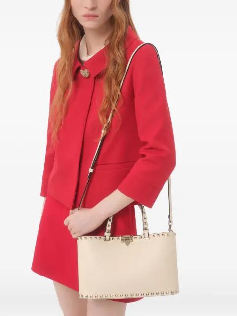 rockstud grainy shopping bag by VALENTINO