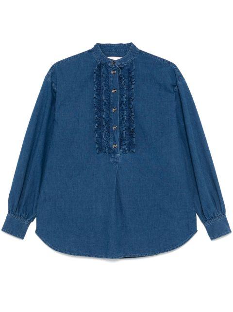 ruffled-detail shirt by VALENTINO