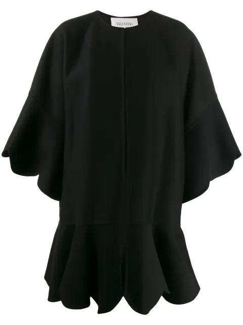 scalloped edge cape by VALENTINO