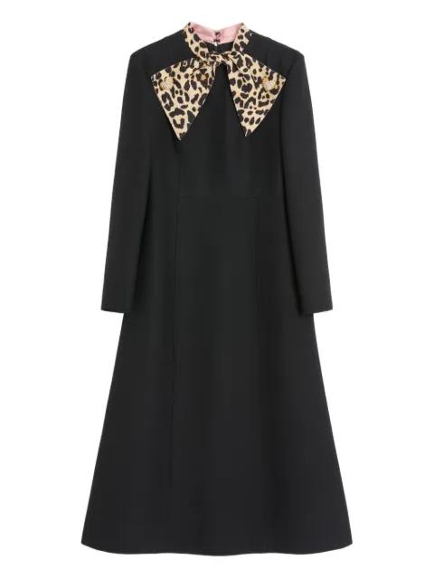 scarf-detail midi dress by VALENTINO