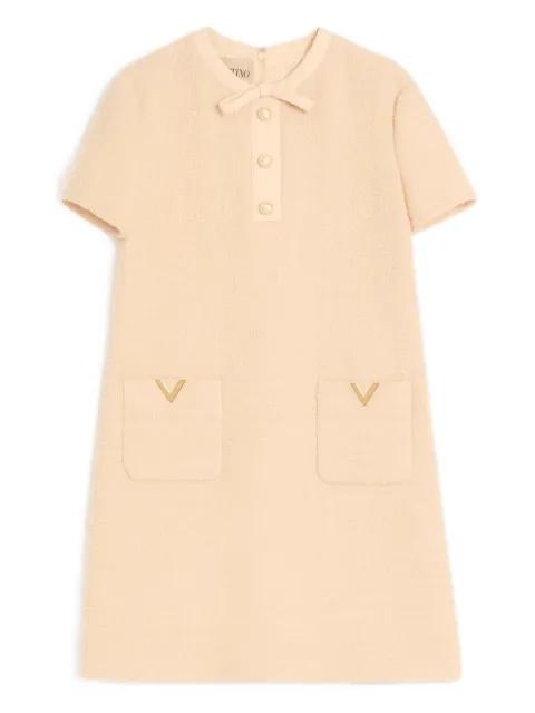 short dress in curly wool by VALENTINO
