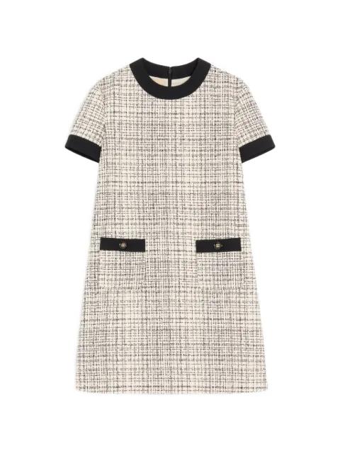 short dress in square tweed by VALENTINO