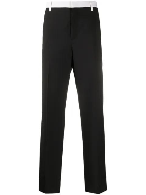 side-stripe tailored trousers by VALENTINO