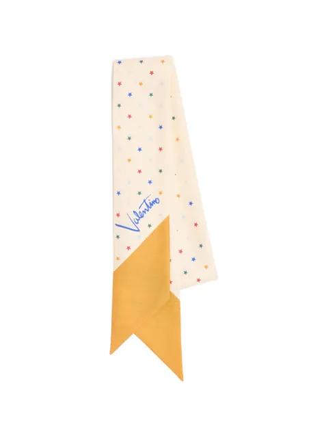 silk bandeau scarf by VALENTINO