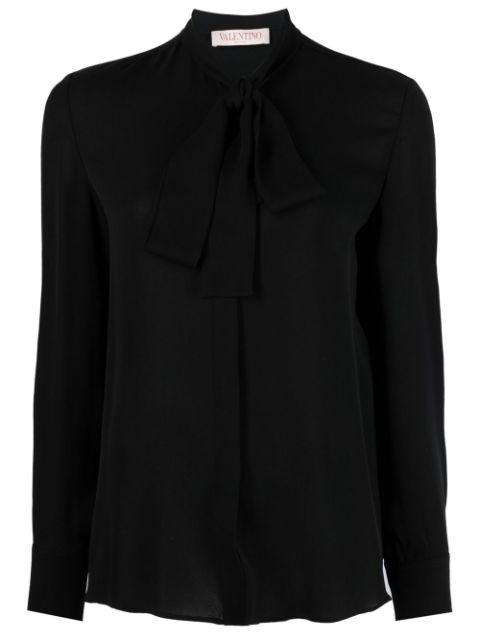 silk georgette blouse by VALENTINO