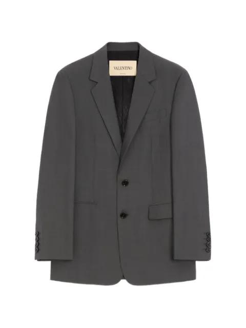 single-breasted wool jacket by VALENTINO