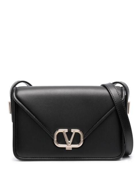 small Letter leather shoulder bag by VALENTINO