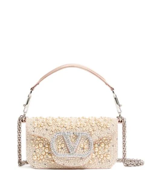 small Locò logo-embellished tote bag by VALENTINO