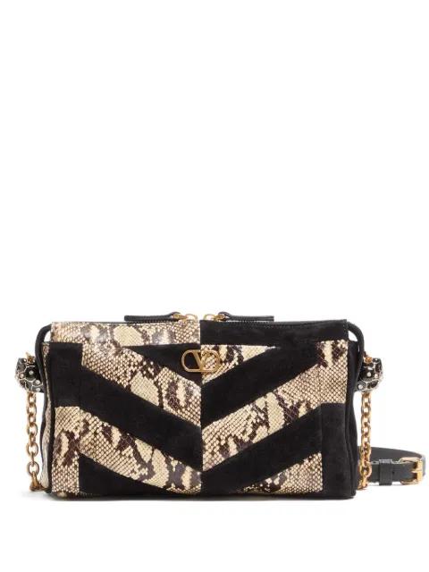 small Panthea chevron-pattern crossbody bag by VALENTINO