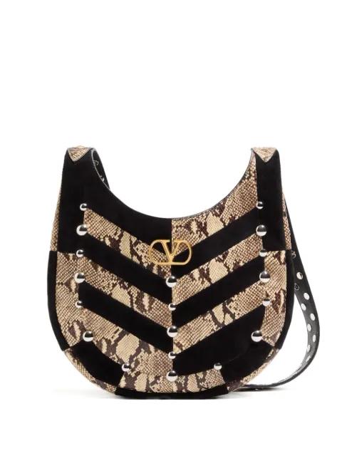 small chevron-patterned shoulder bag by VALENTINO