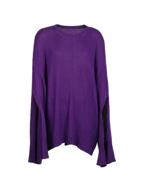 split-sleeve knitted jumper by VALENTINO