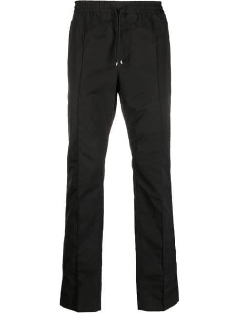 straight-leg drawstring cotton trousers by VALENTINO