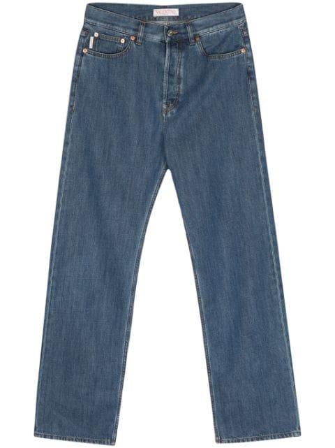 straight-leg washed jeans by VALENTINO