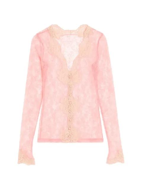 stretch lace cardigan by VALENTINO