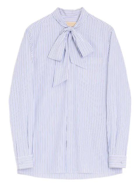 striped-pattern cotton shirt by VALENTINO