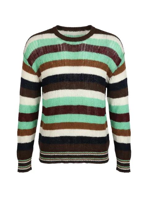 striped-pattern knitted jumper by VALENTINO