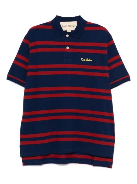 striped polo shirt by VALENTINO