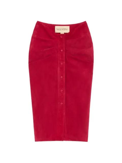 suede skirt by VALENTINO