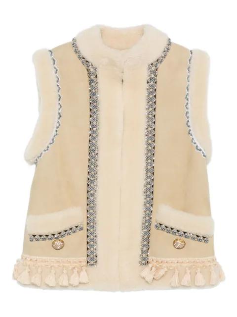 tassel-embellished waistcoat by VALENTINO