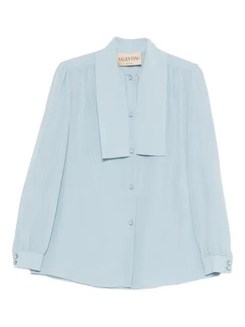tie-collar buttoned shirt by VALENTINO