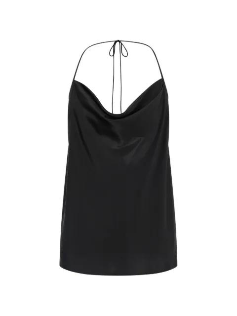 tie-up silk top by VALENTINO