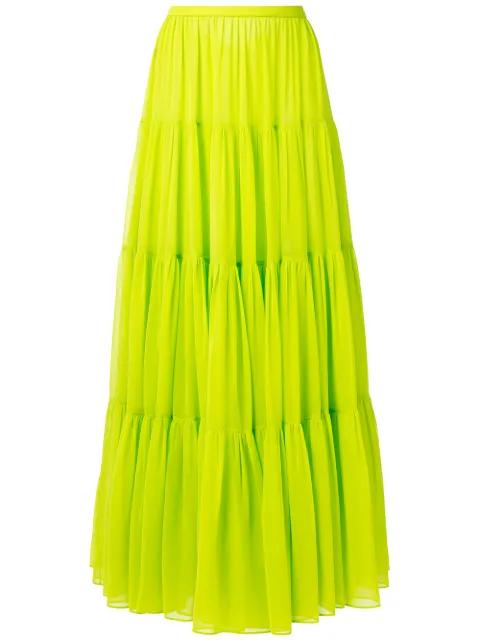 tiered maxi-skirt by VALENTINO