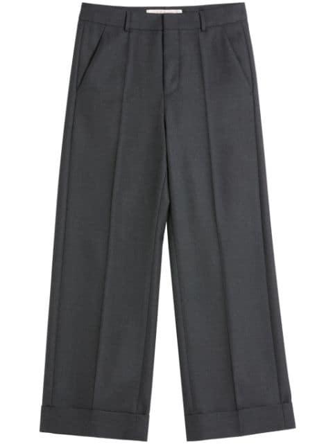 turn-up hem trousers by VALENTINO