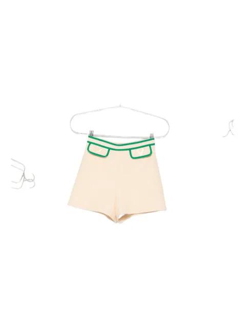 v-detail shorts by VALENTINO