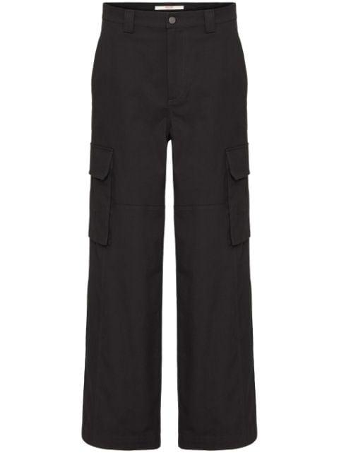 wide-leg cargo trousers by VALENTINO