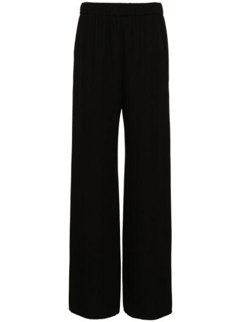 wide-leg silk trousers by VALENTINO