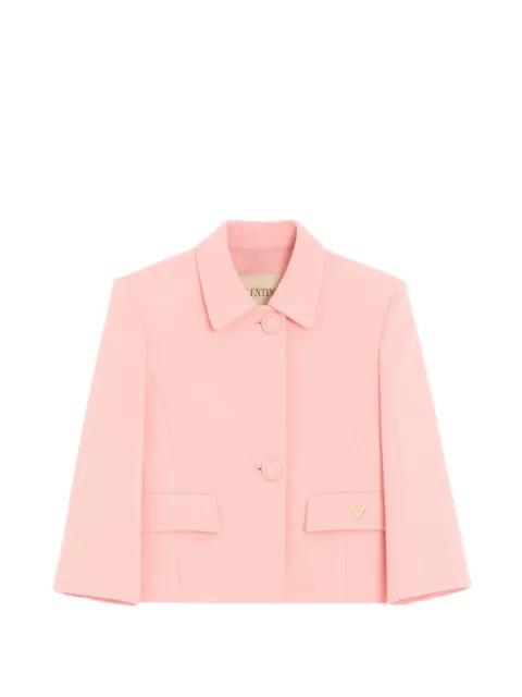 wool crepe jacket by VALENTINO