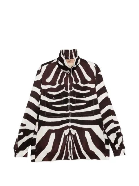zebra-print jacket by VALENTINO