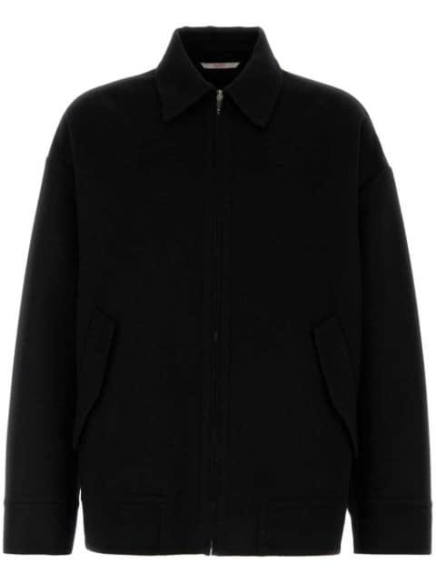 zip-up shirt jacket by VALENTINO