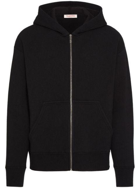zipped hoodie by VALENTINO