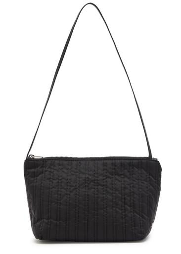 Corset quilted nylon shoulder bag by VALESQUE