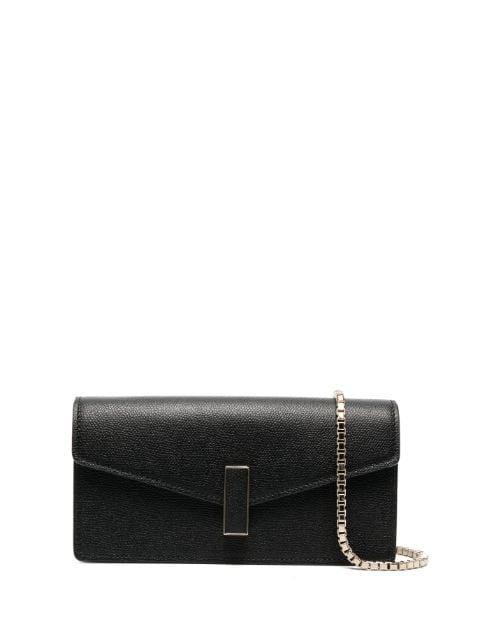 Iside leather clutch bag by VALEXTRA