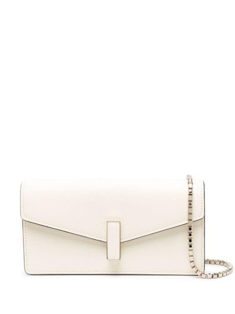 Iside leather clutch bag by VALEXTRA