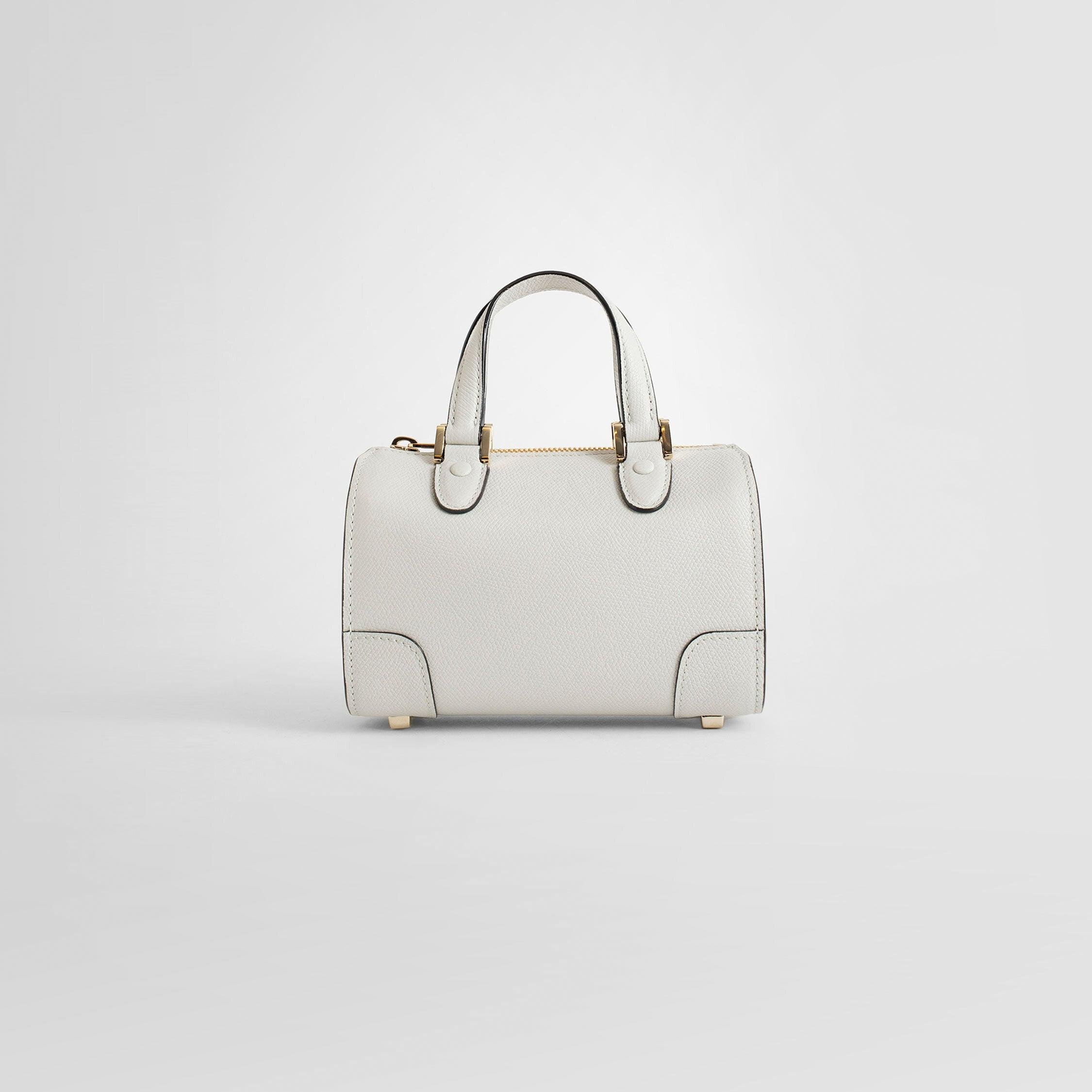 VALEXTRA WOMAN OFF-WHITE TOP HANDLE BAGS by VALEXTRA
