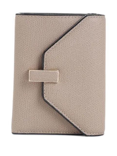 flap-fastening leather wallet by VALEXTRA