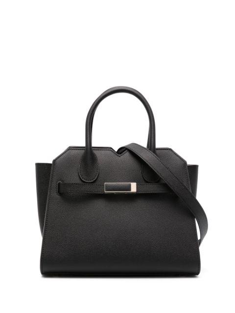 mini Milano leather tote bag by VALEXTRA