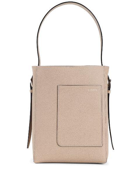 mini leather bucket bag by VALEXTRA