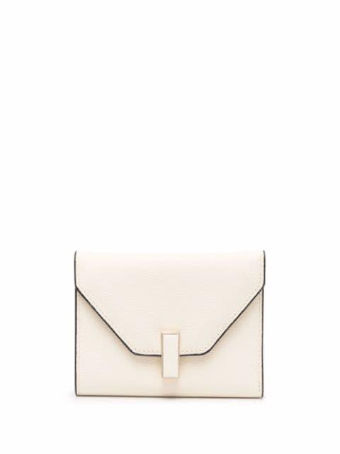 two-tone leather billfold wallet by VALEXTRA