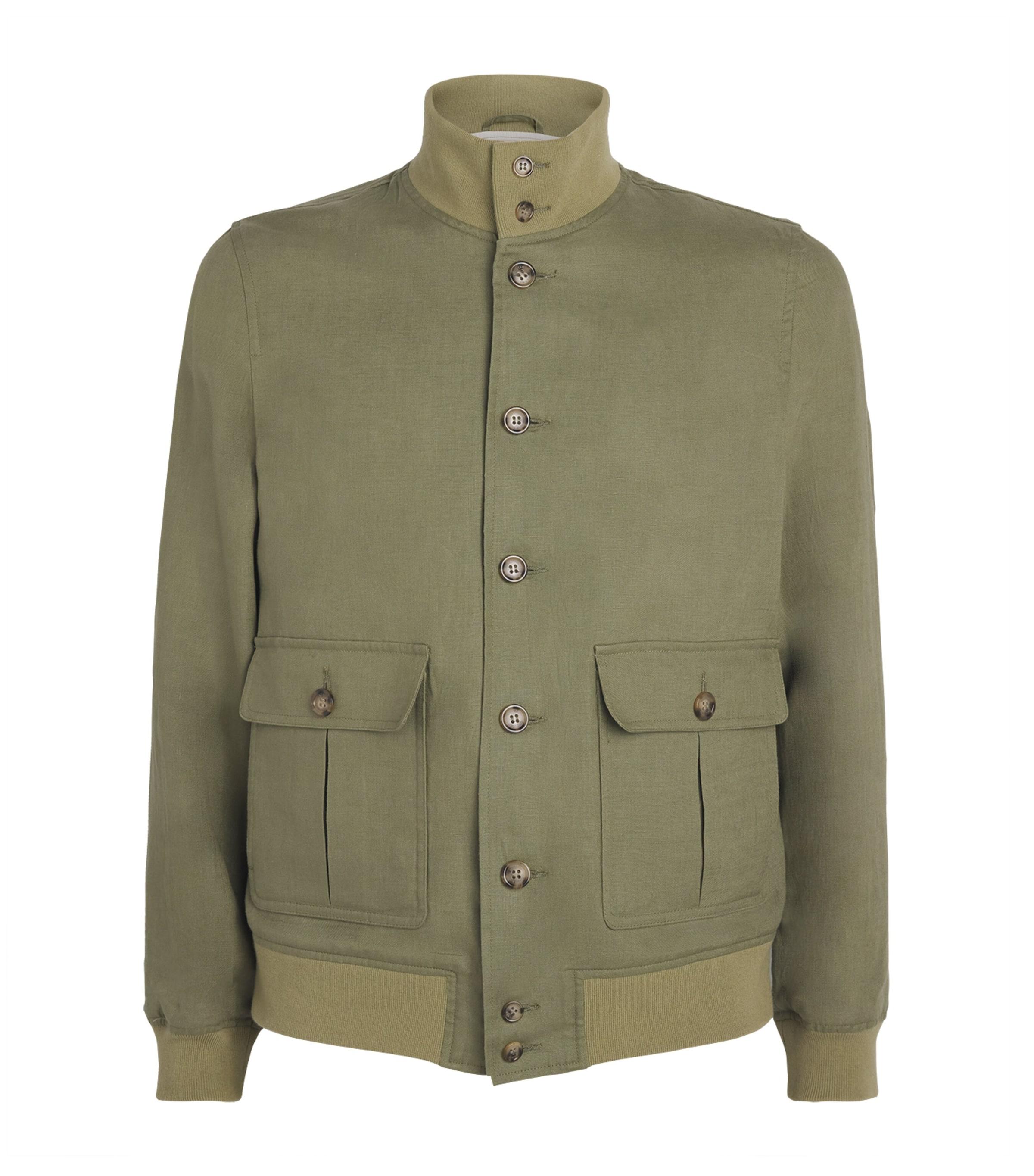 Valstar Linen Valstarino Bomber Jacket by VALSTAR