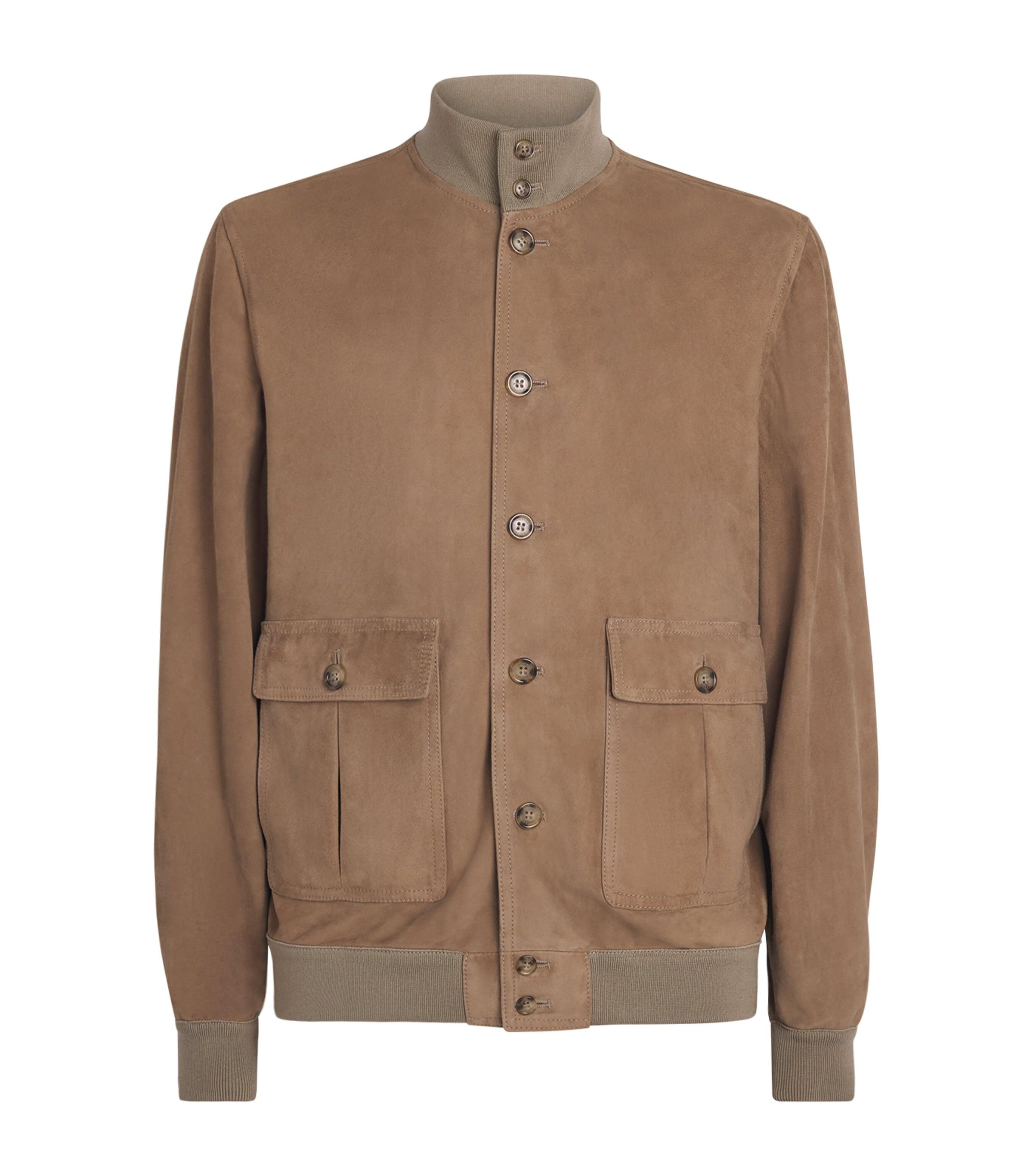 Valstar Suede Valstarino Bomber Jacket by VALSTAR